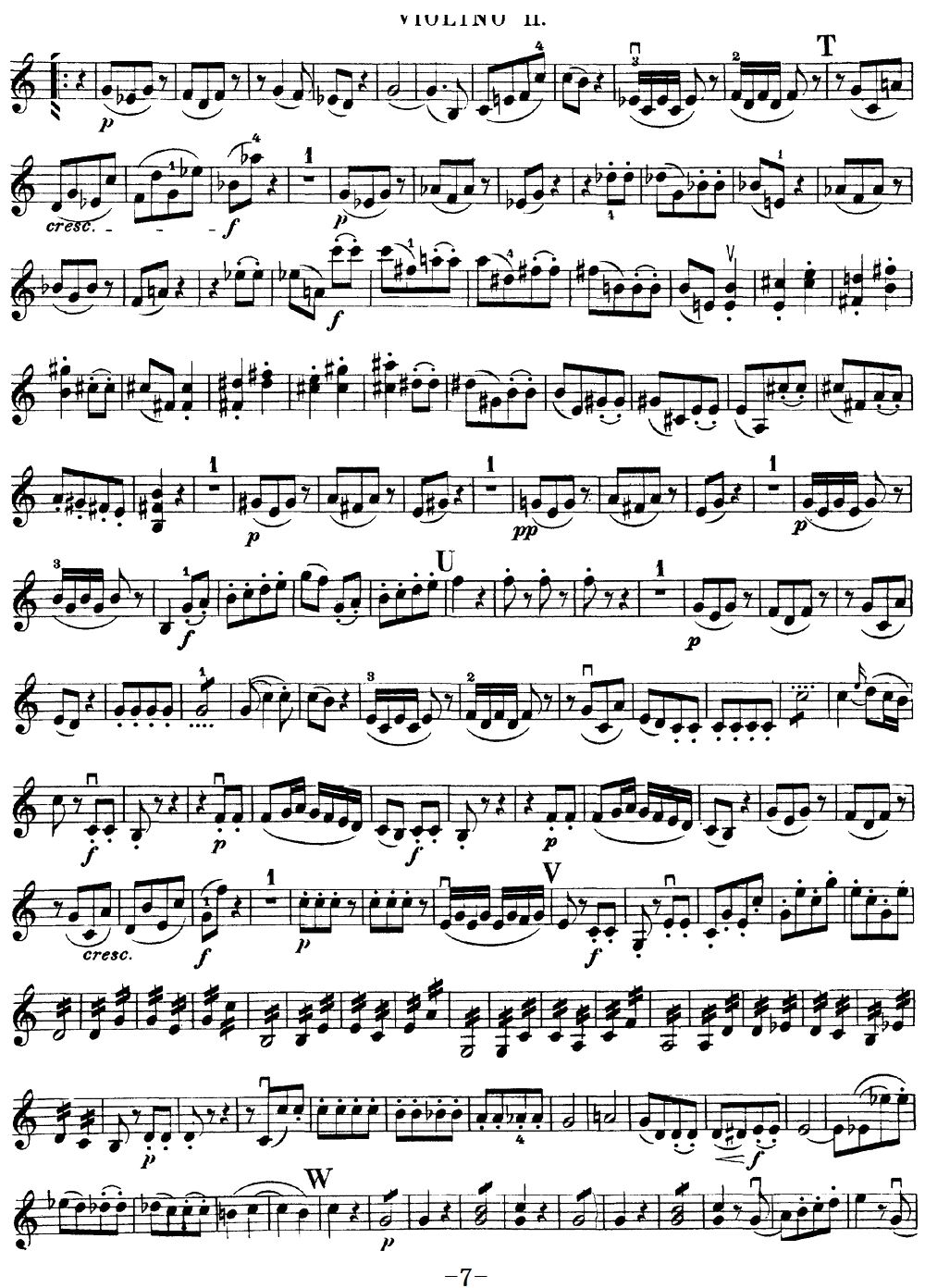 Mozart Quartet No 19 in C Major K 465 Violin 2(十字及以上)7