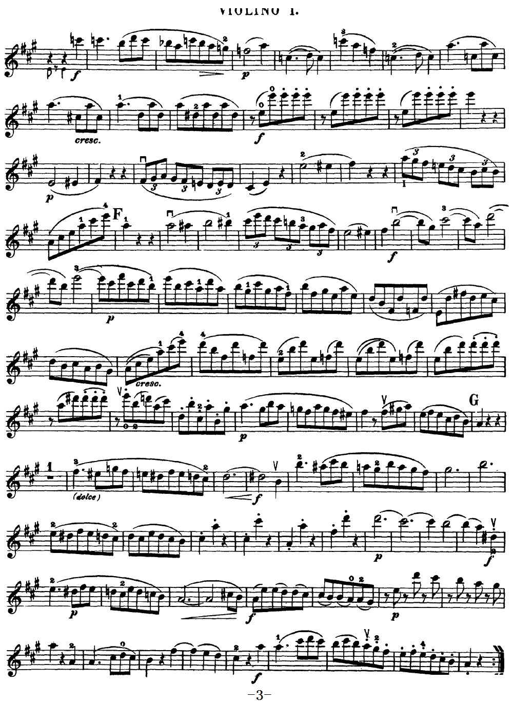 Mozart Quartet No 18 in A Major K 464 Violin 1(十字及以上)3