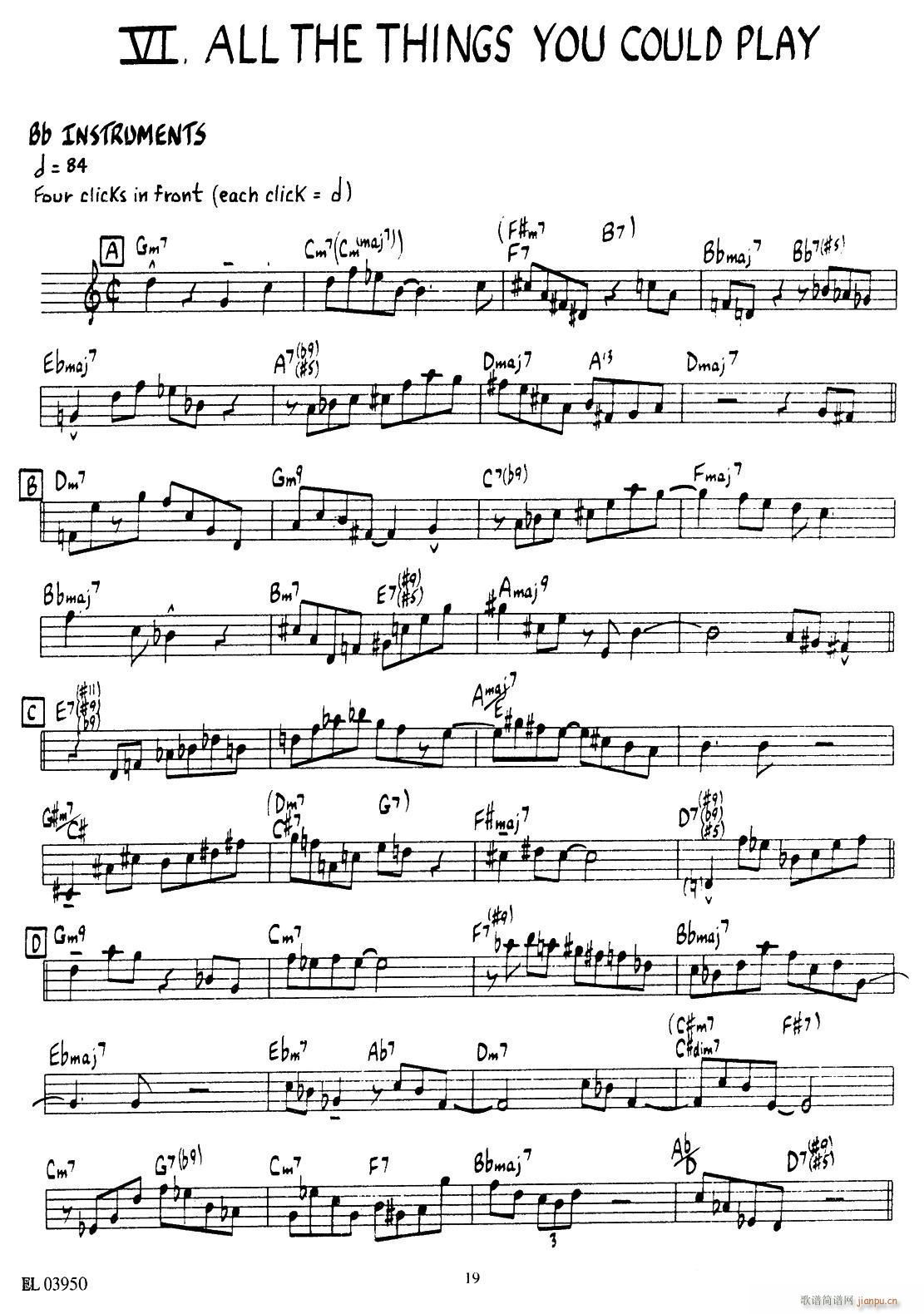 ALL THE THINGS YOU COULD PLAY(十字及以上)1