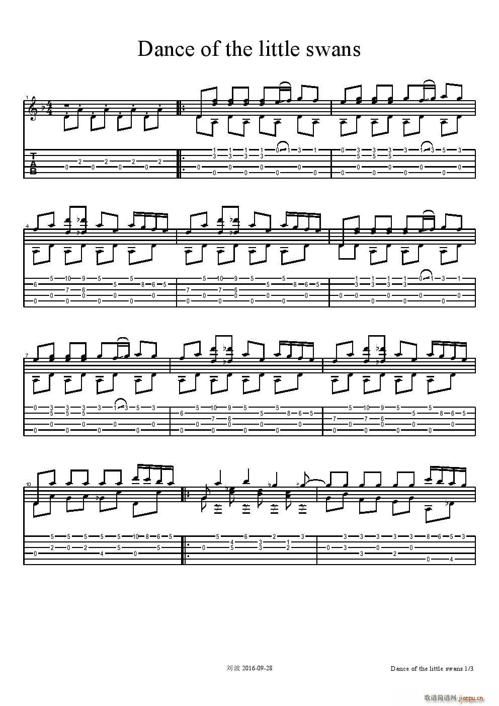 Dance of the little swans(十字及以上)1