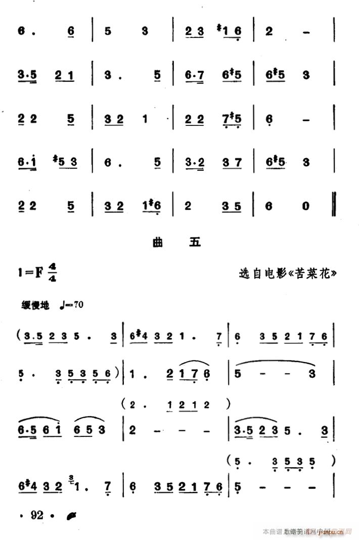 山东民间舞乐曲 海阳秧歌6首(十字及以上)3