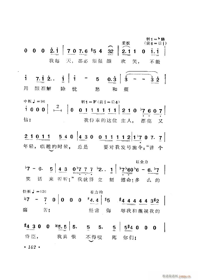 歌剧 弄臣 选曲6首(十字及以上)3