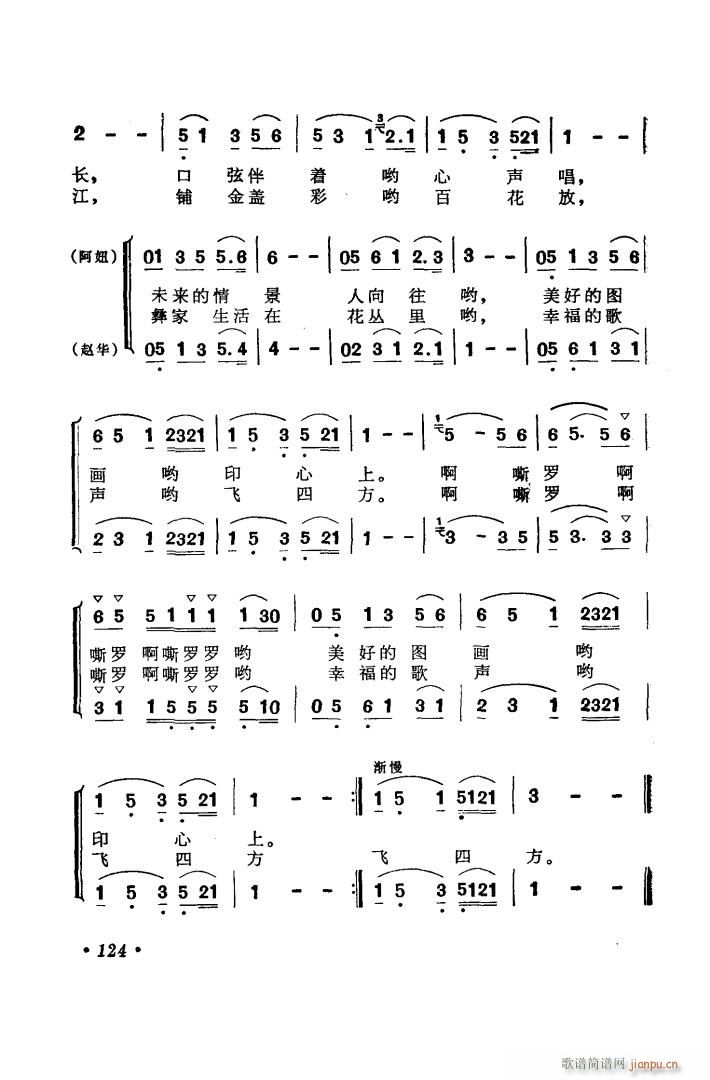 歌剧 凉山结盟 选曲2首(十字及以上)3