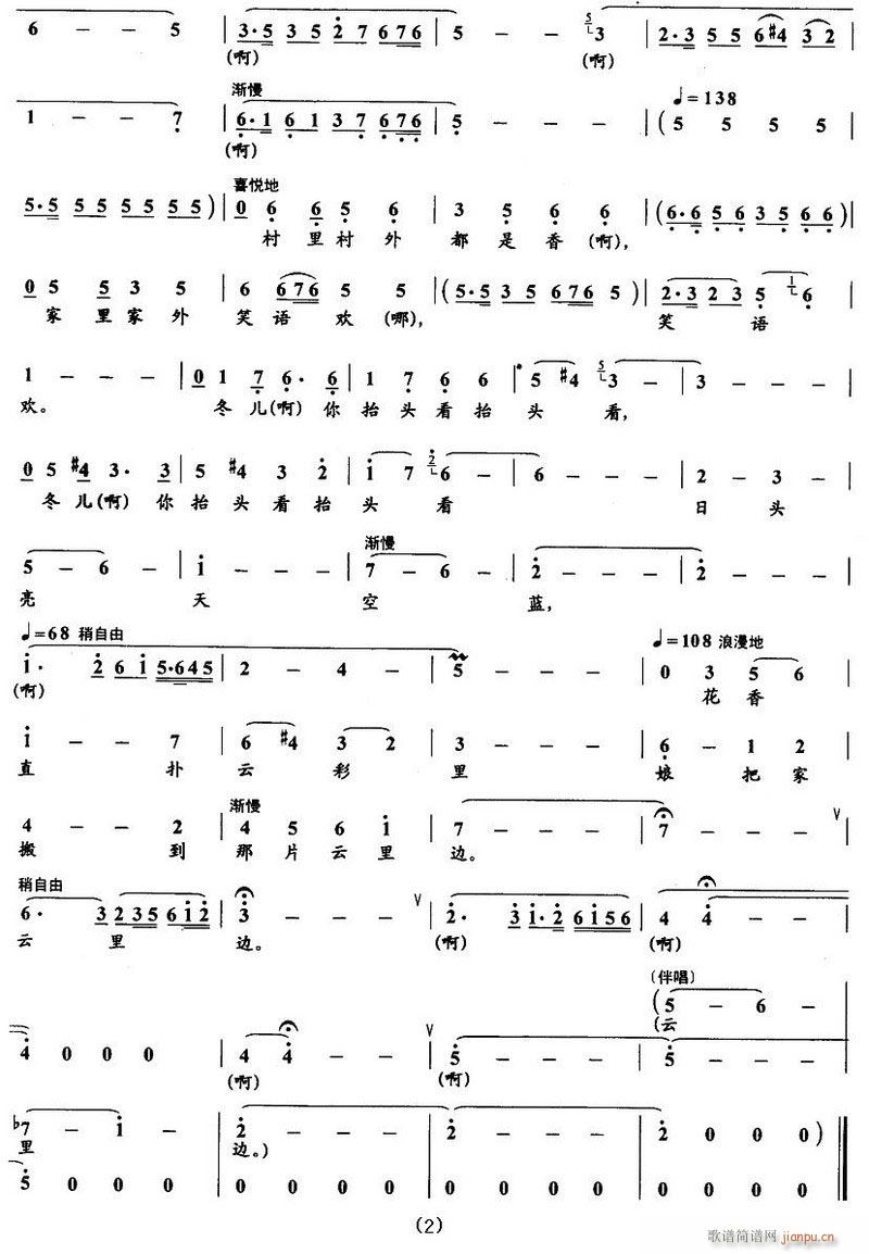 歌剧 野火春风斗古城 选曲7首(十字及以上)12