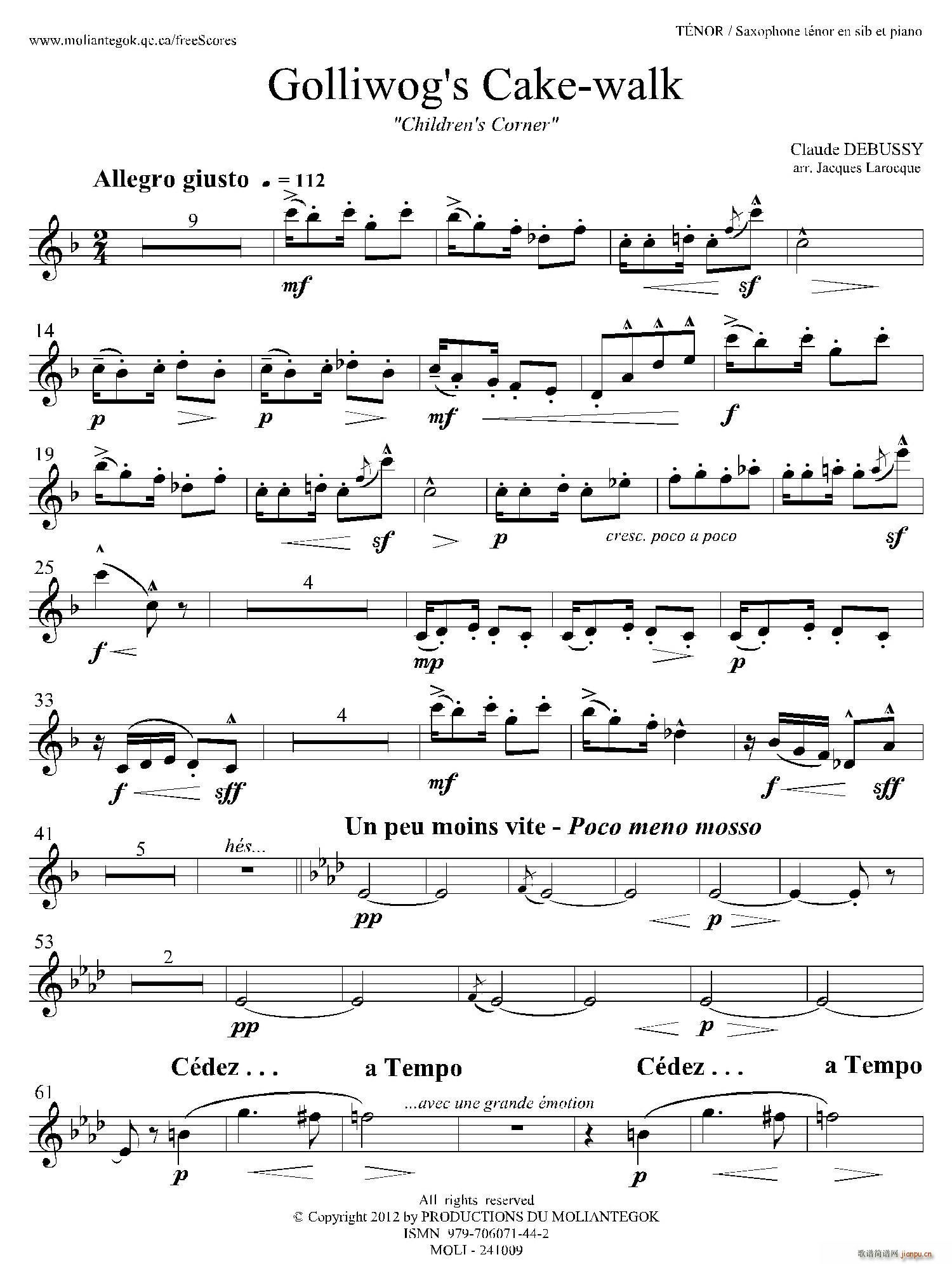 木偶步态舞 次中音萨克斯(十字及以上)1