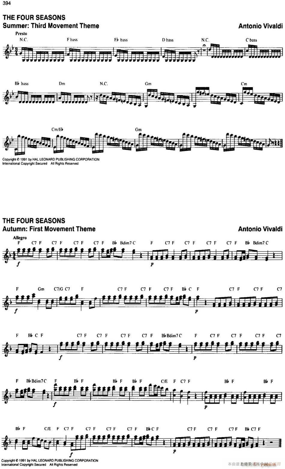 The Real Little Classical Fake Book P381 400(十字及以上)14