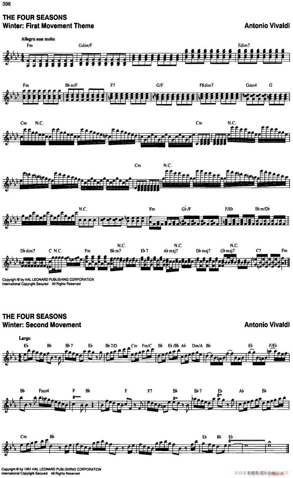 The Real Little Classical Fake Book P381 400(十字及以上)16