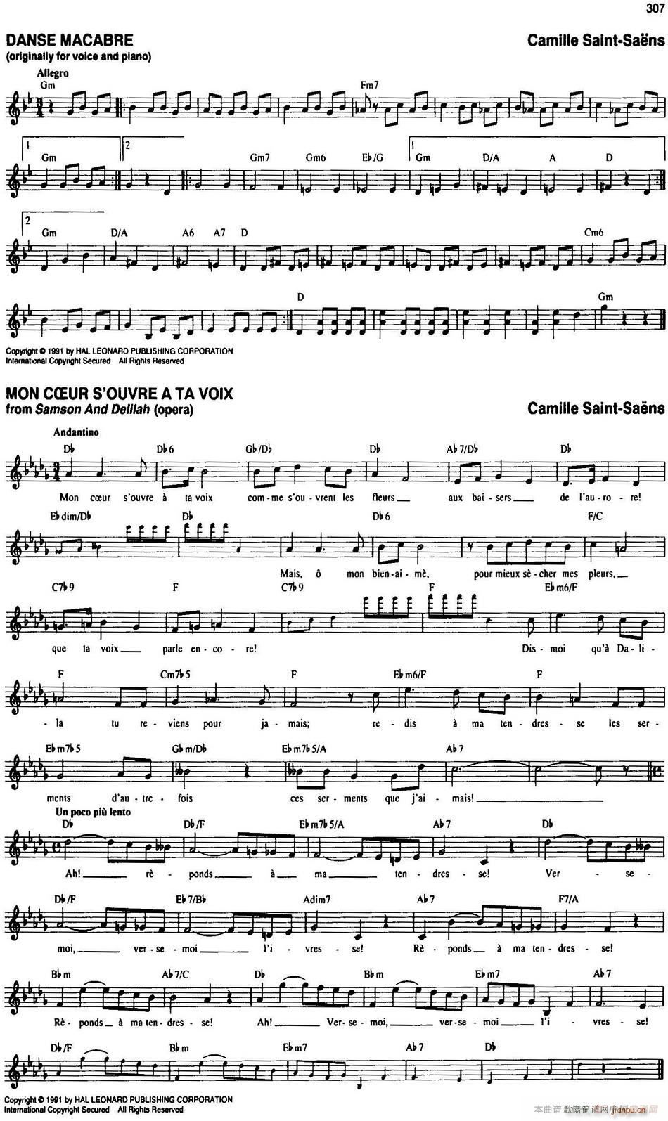 The Real Little Classical Fake Book P301 320(十字及以上)7