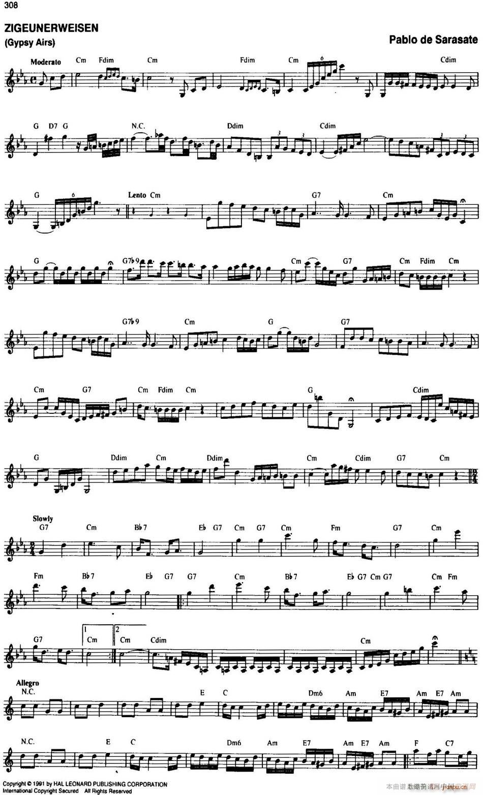The Real Little Classical Fake Book P301 320(十字及以上)8