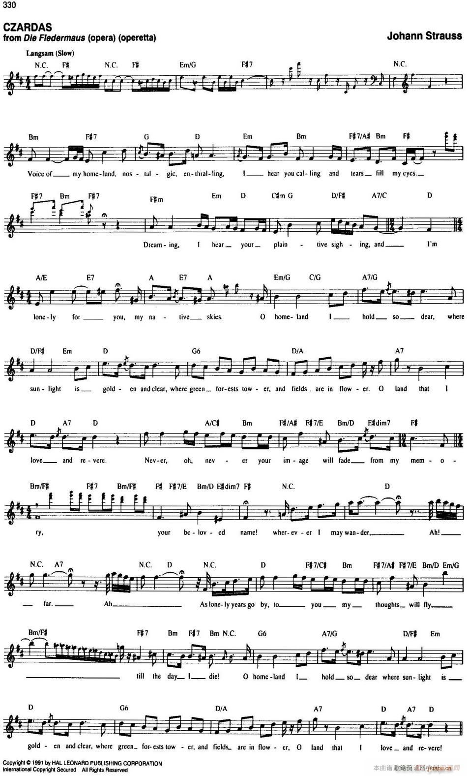 The Real Little Classical Fake Book P321 340(十字及以上)10