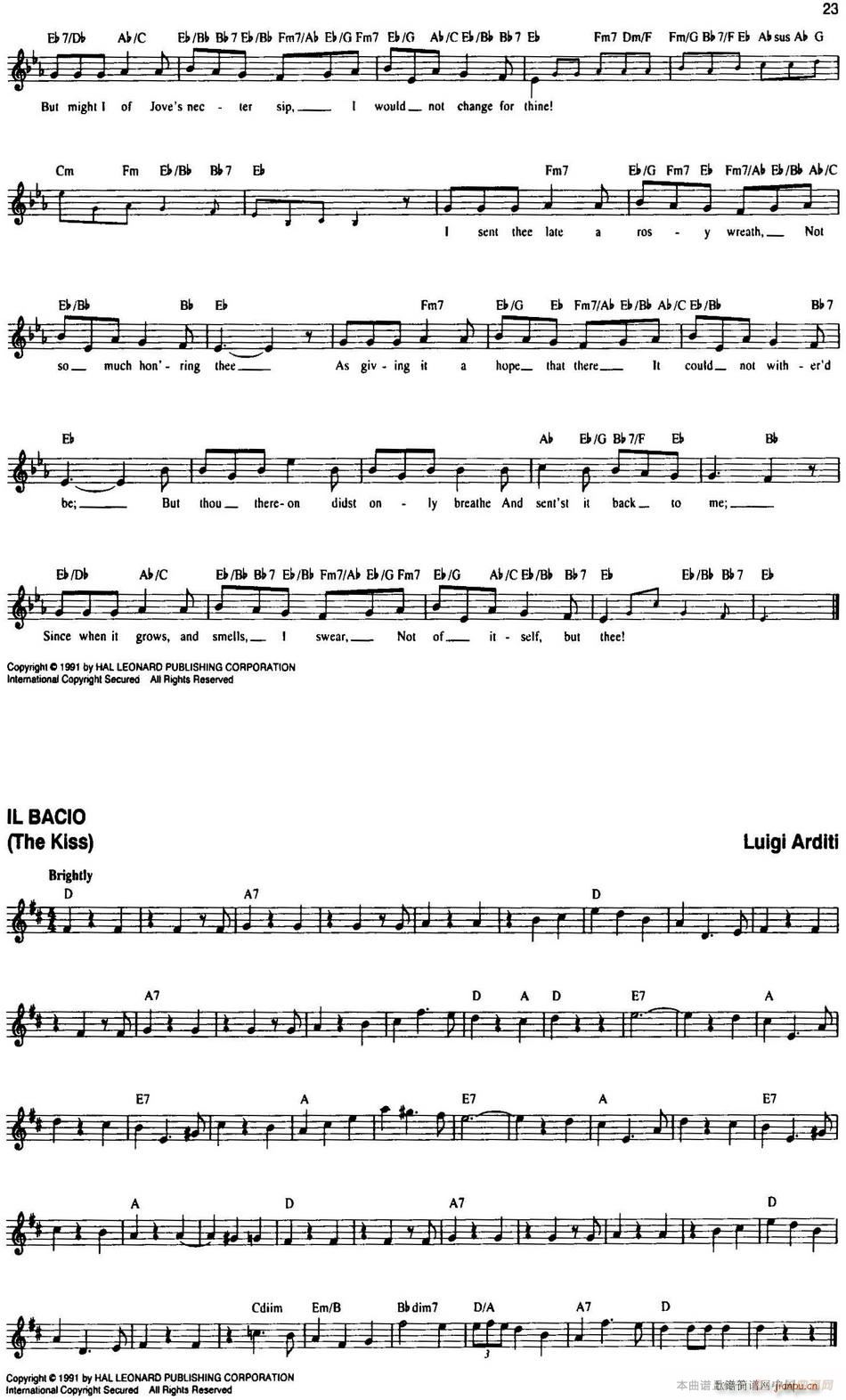 The Real Little Classical Fake Book P21 40(十字及以上)3
