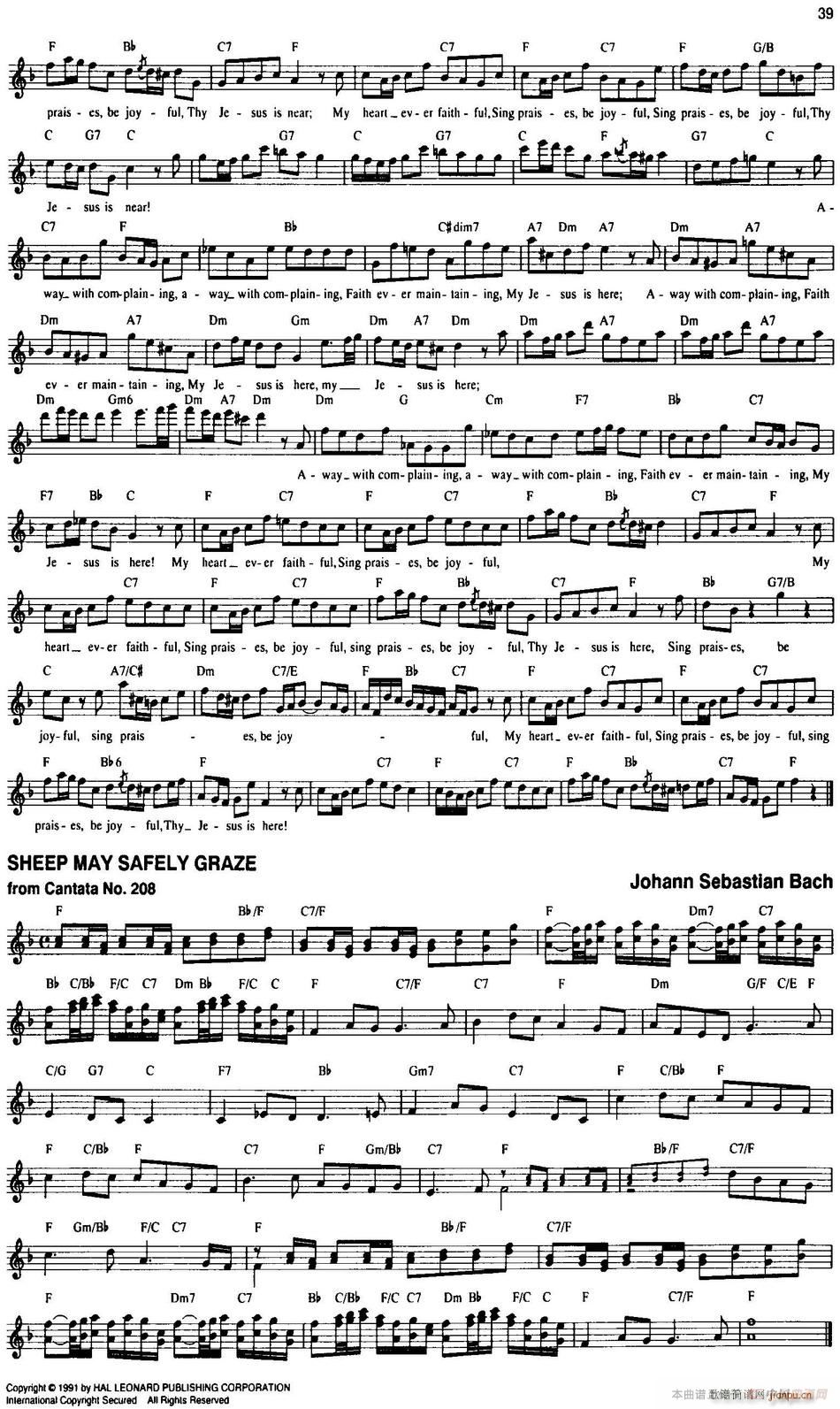 The Real Little Classical Fake Book P21 40(十字及以上)19