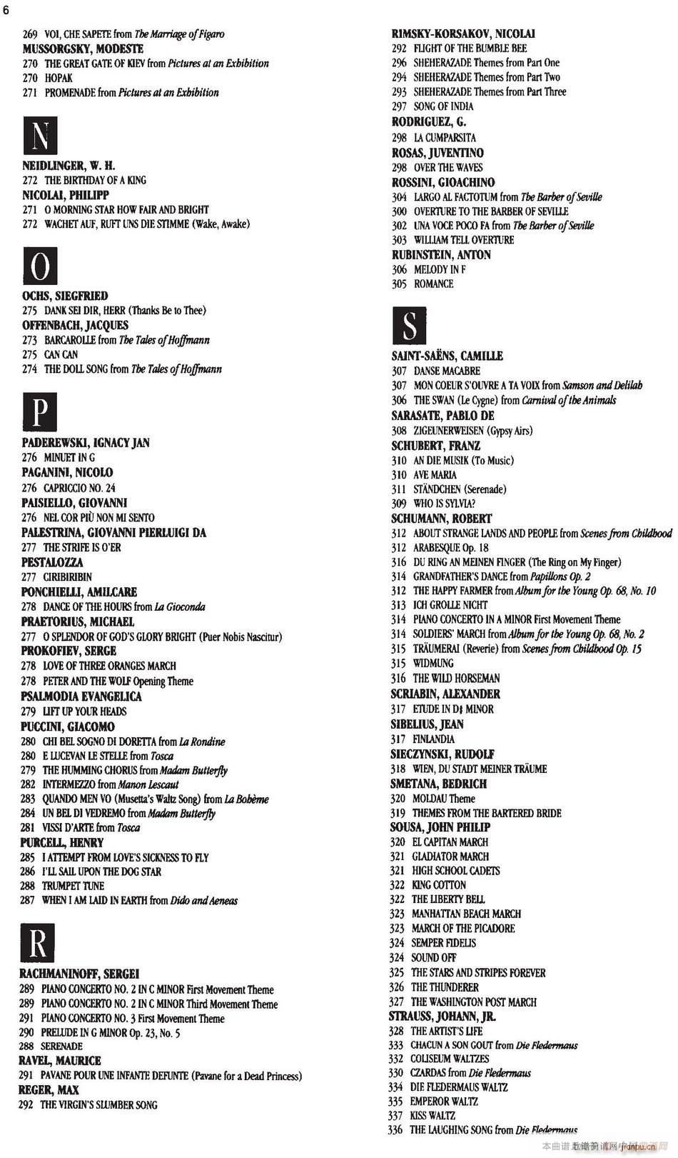 The Real Little Classical Fake Book P1 20(十字及以上)6