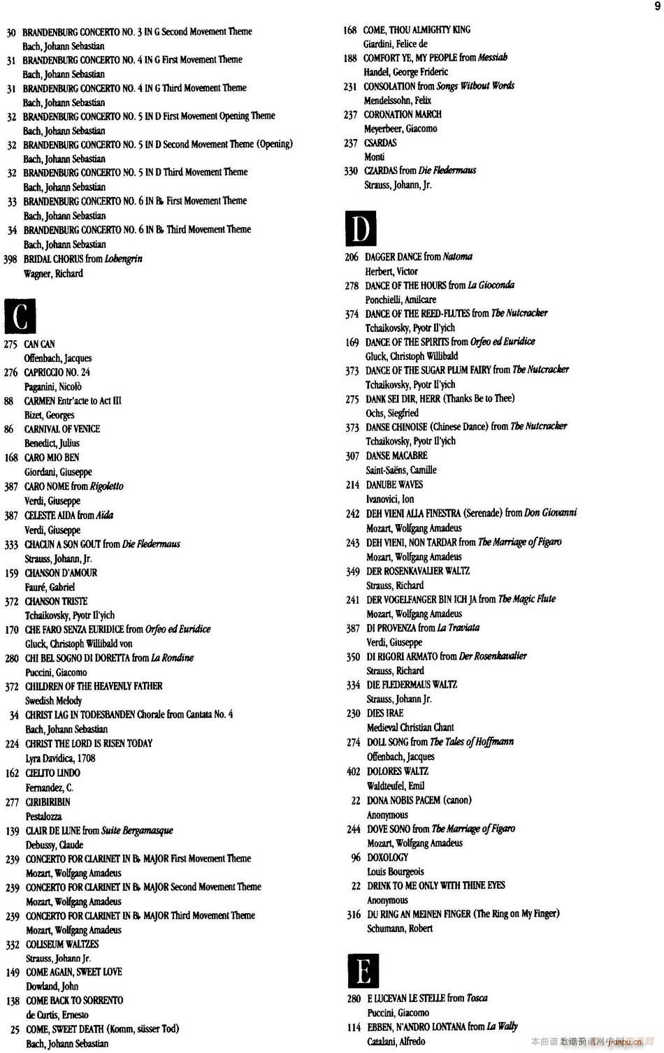 The Real Little Classical Fake Book P1 20(十字及以上)9