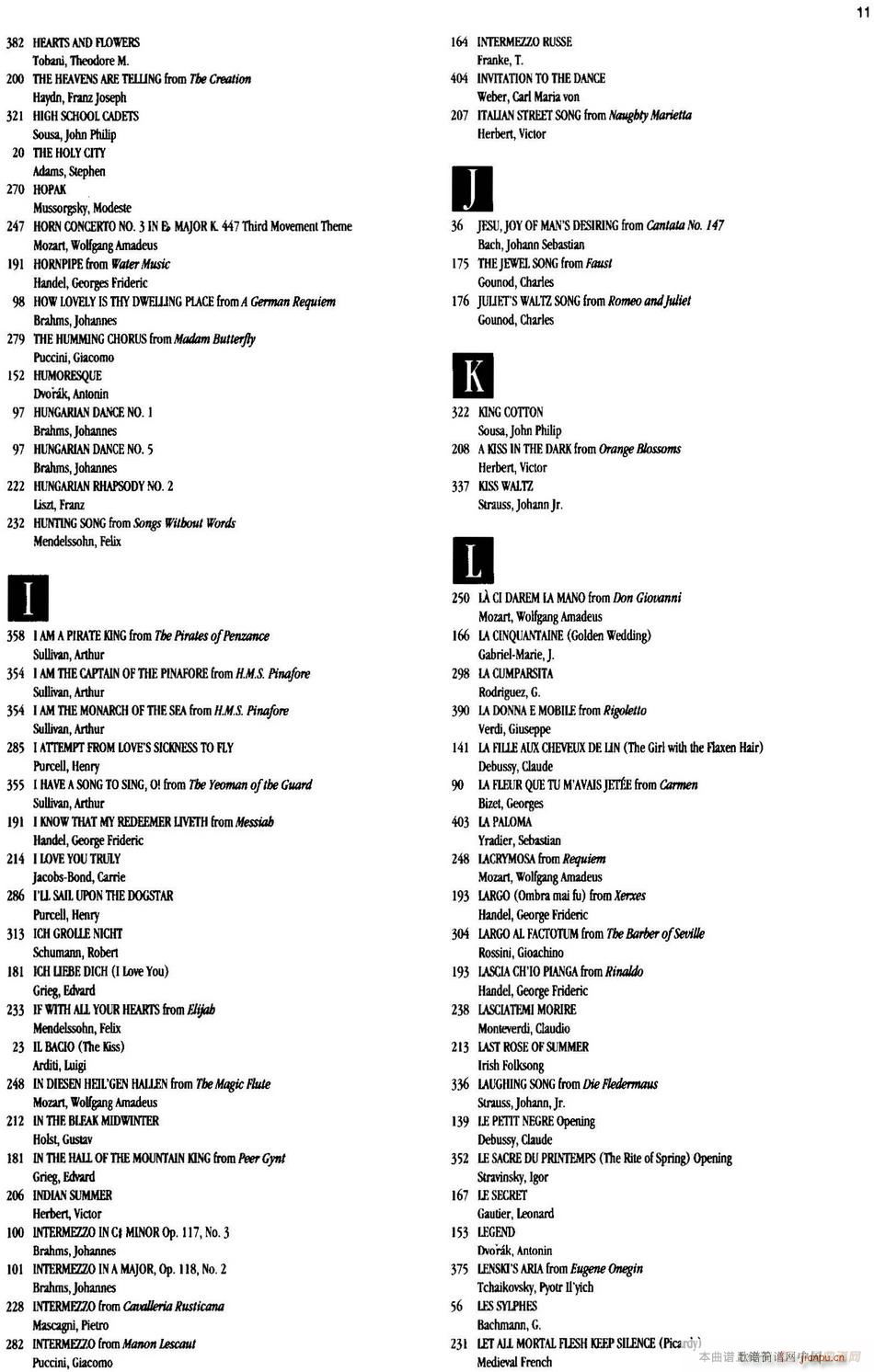 The Real Little Classical Fake Book P1 20(十字及以上)11