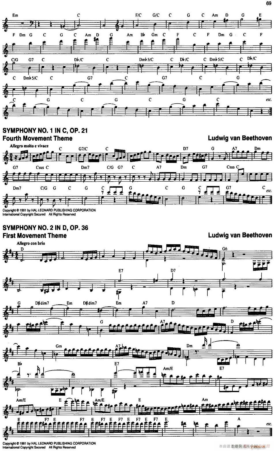 The Real Little Classical Fake Book P61 80(十字及以上)9