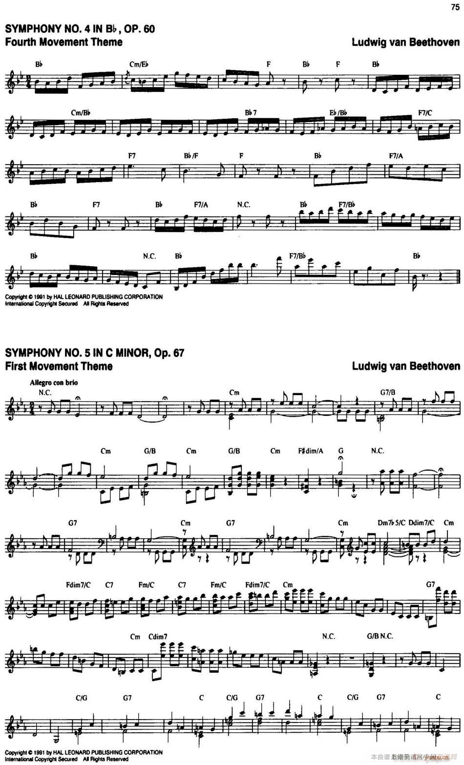 The Real Little Classical Fake Book P61 80(十字及以上)15