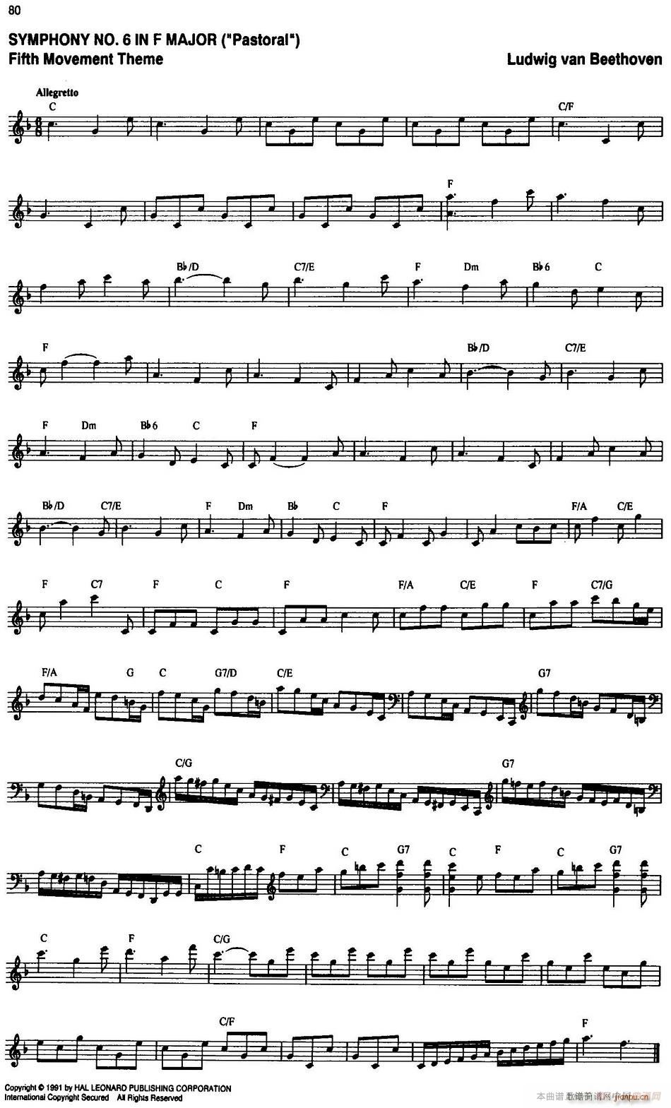 The Real Little Classical Fake Book P61 80(十字及以上)20