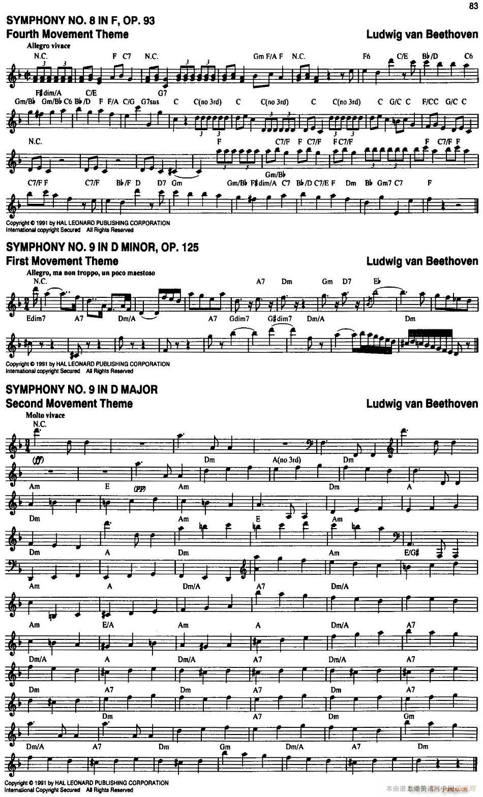 The Real Little Classical Fake Book P81 100(十字及以上)3