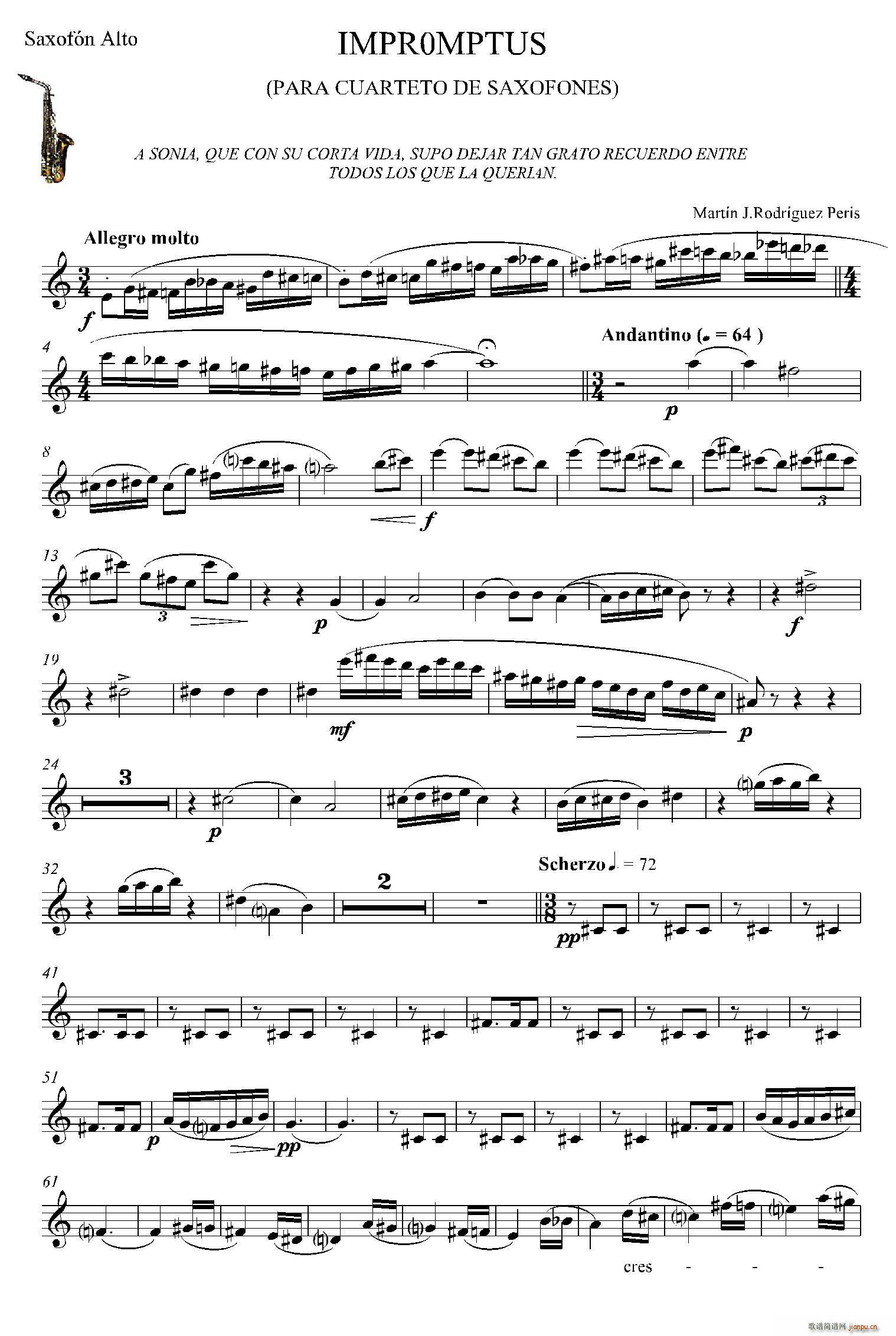 IMPROMTUS 中音萨克斯(十字及以上)1