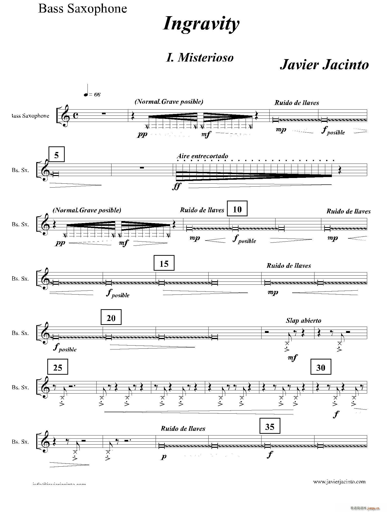 Ingravity 第一乐章 低音萨克斯(十字及以上)1