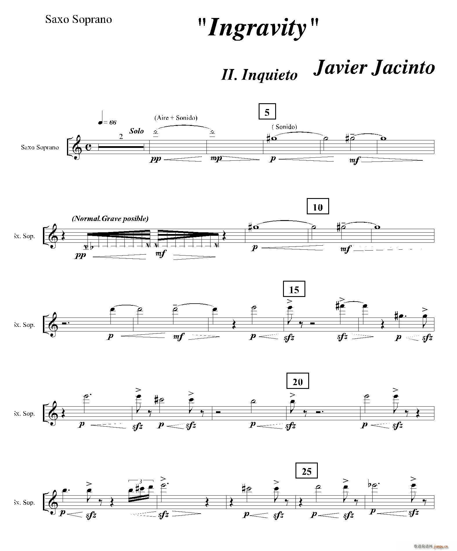 Ingravity 第一乐章 Saxo 萨克斯(十字及以上)1