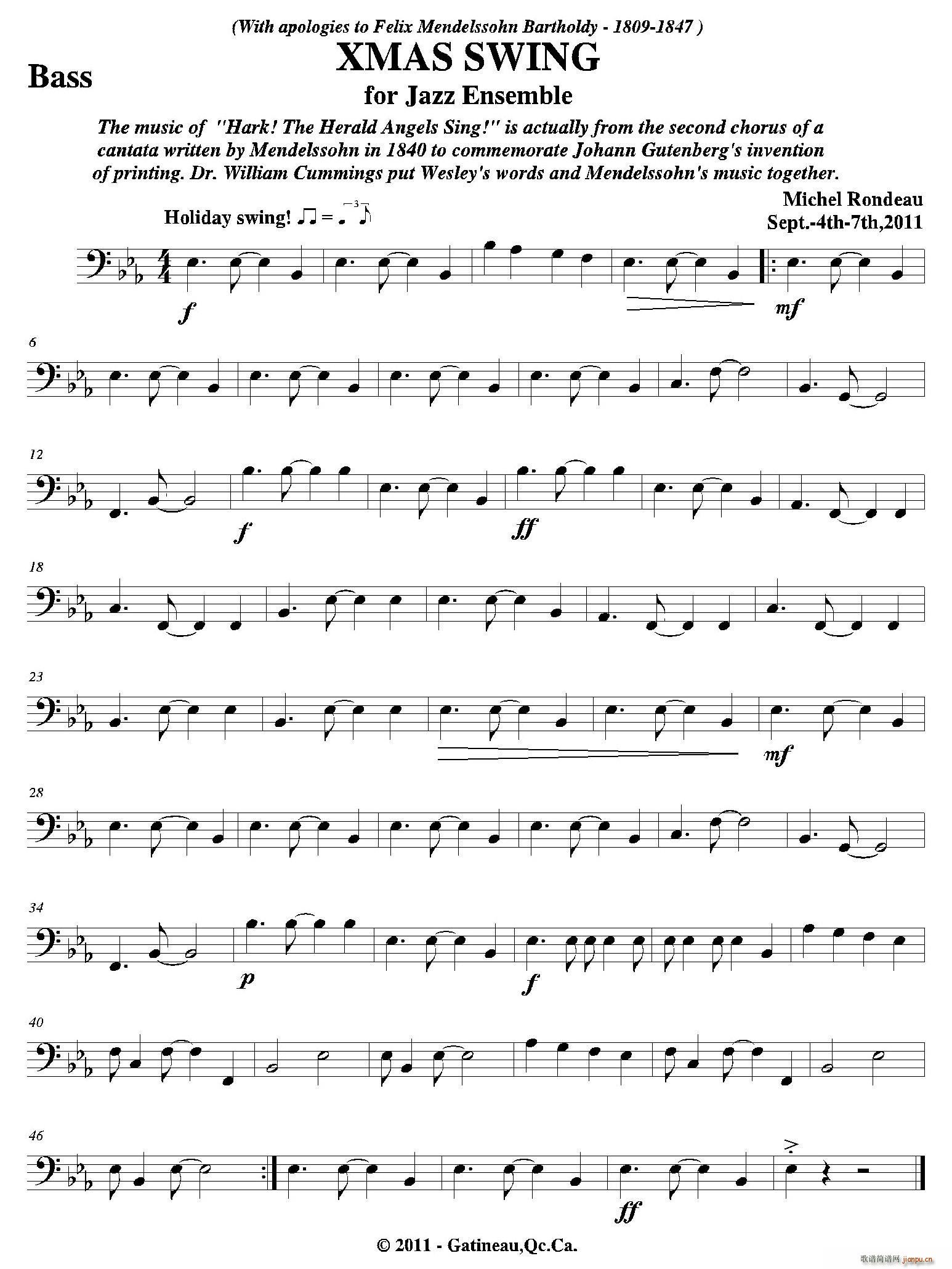 XMAS SWING 贝司(十字及以上)1
