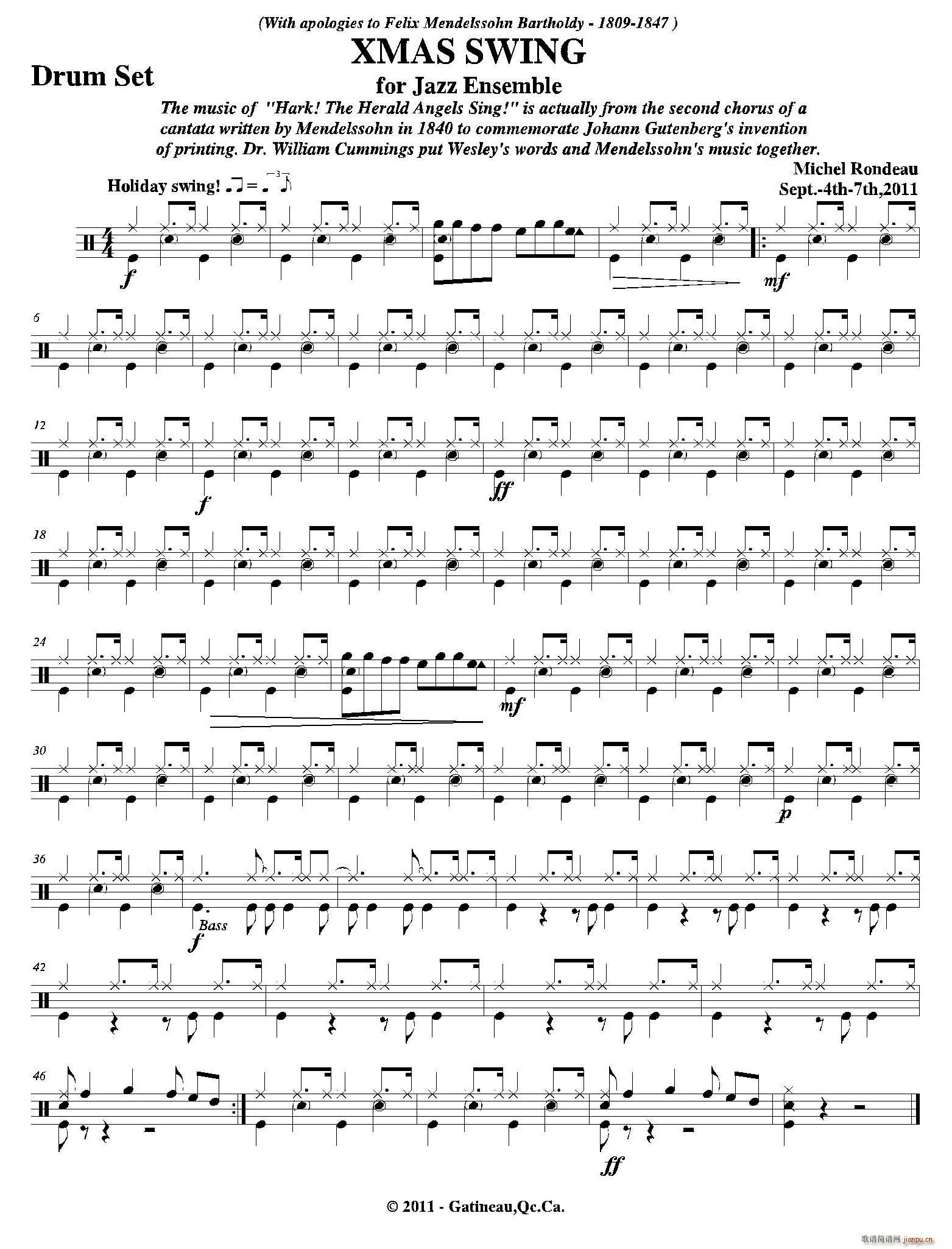 XMAS SWING 爵士鼓(十字及以上)1