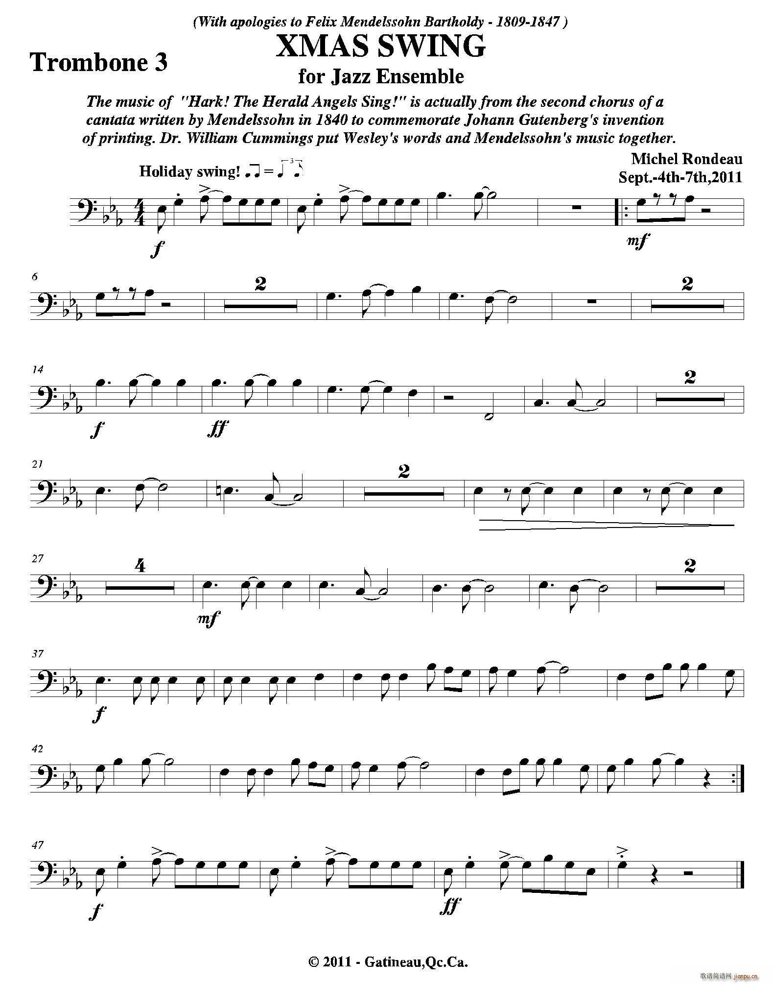 XMAS SWING 第三长号(十字及以上)1