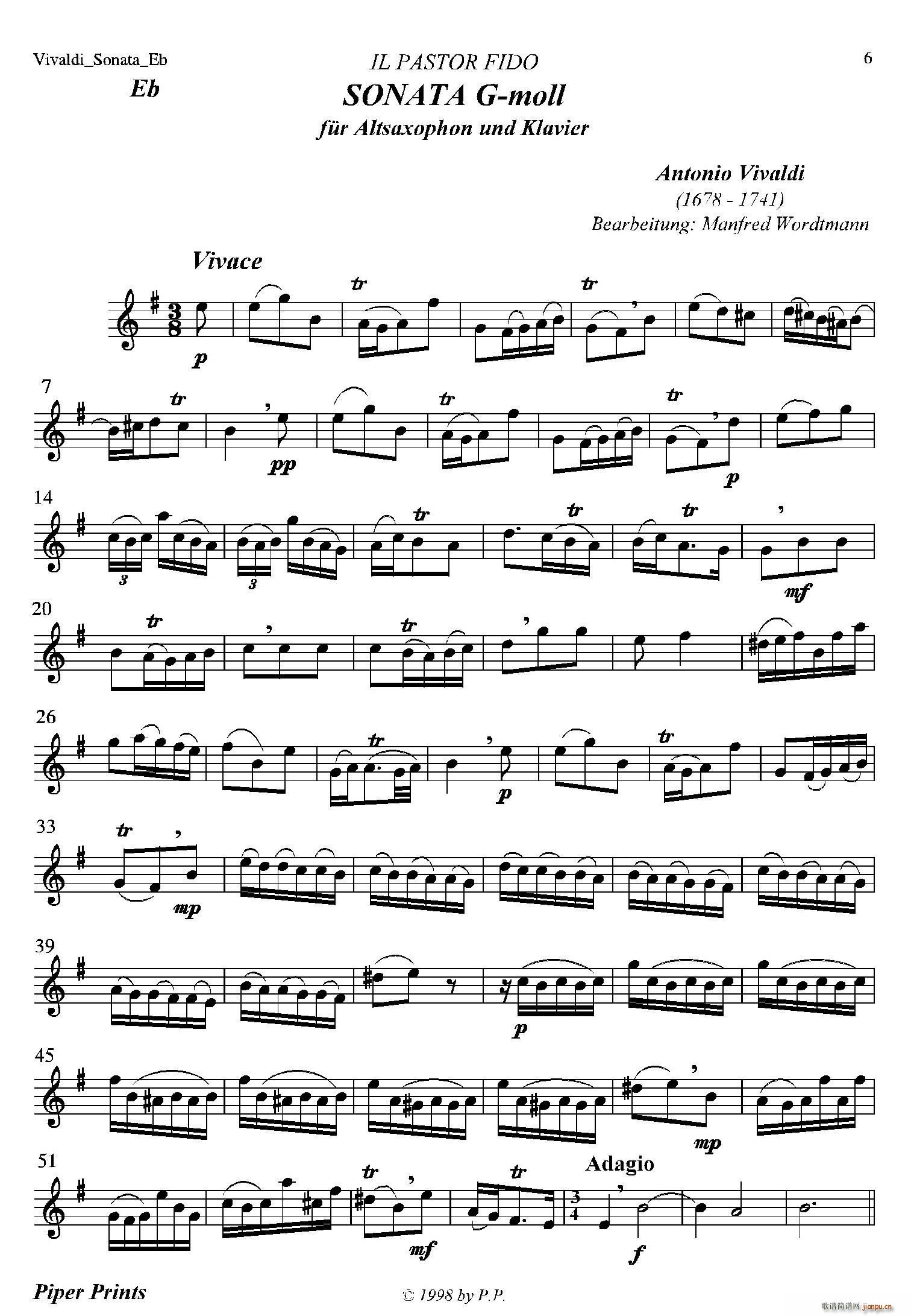 SONATA G moll Eb(十字及以上)1