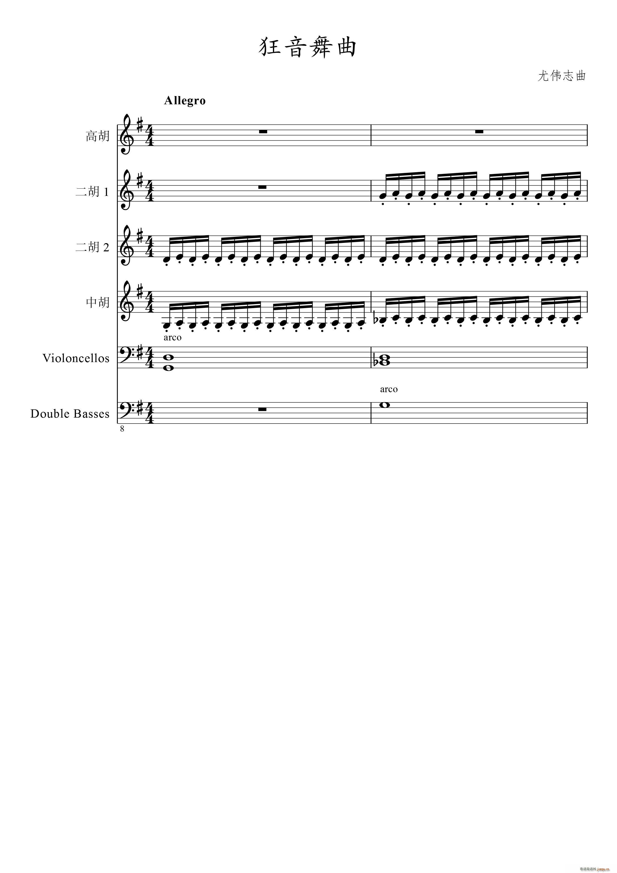 狂音舞曲 中华传统弦乐齐奏(十字及以上)1