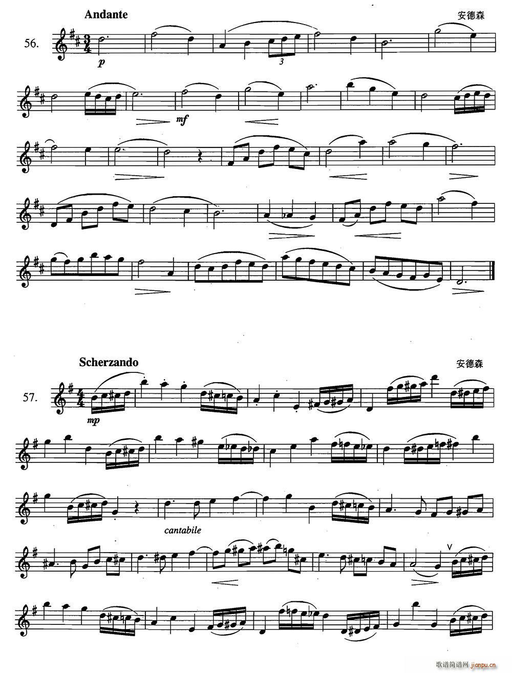 萨克斯练习曲合集 2 56 57 58 59(十字及以上)1