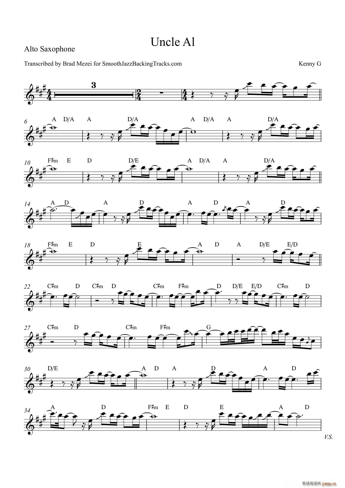 Uncle Al 中音萨克斯(十字及以上)1