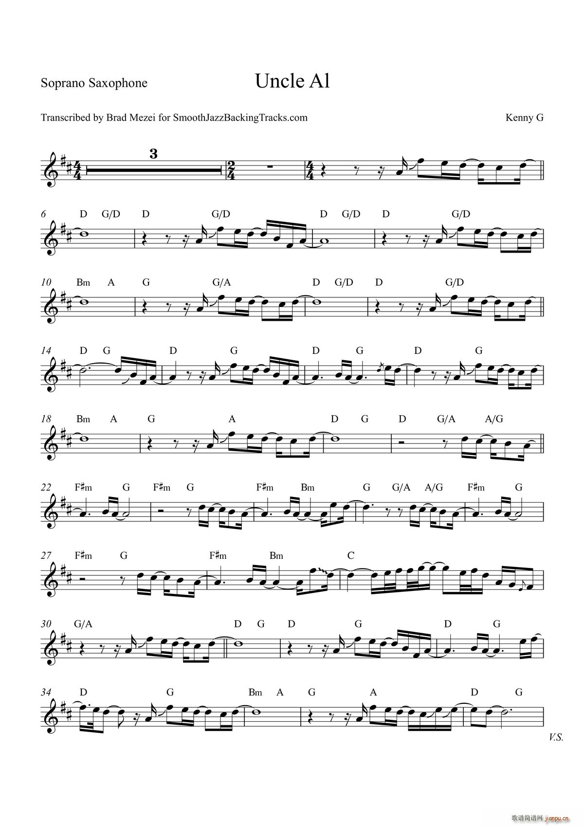 Uncle Al 高音萨克斯(十字及以上)1