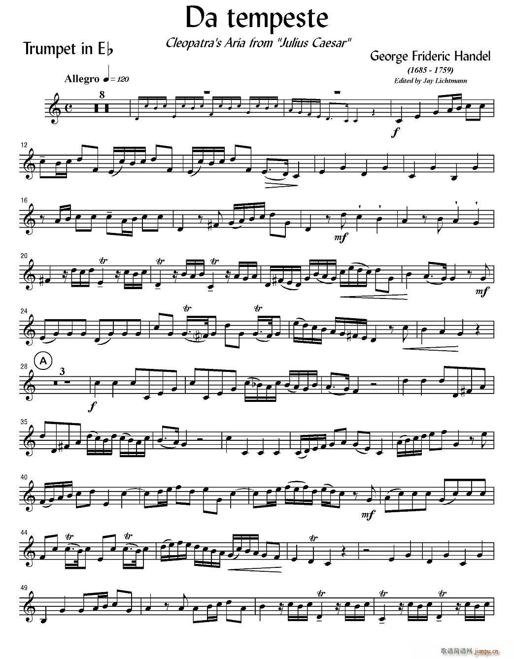 Da tempeste 小号 铜管(十字及以上)1