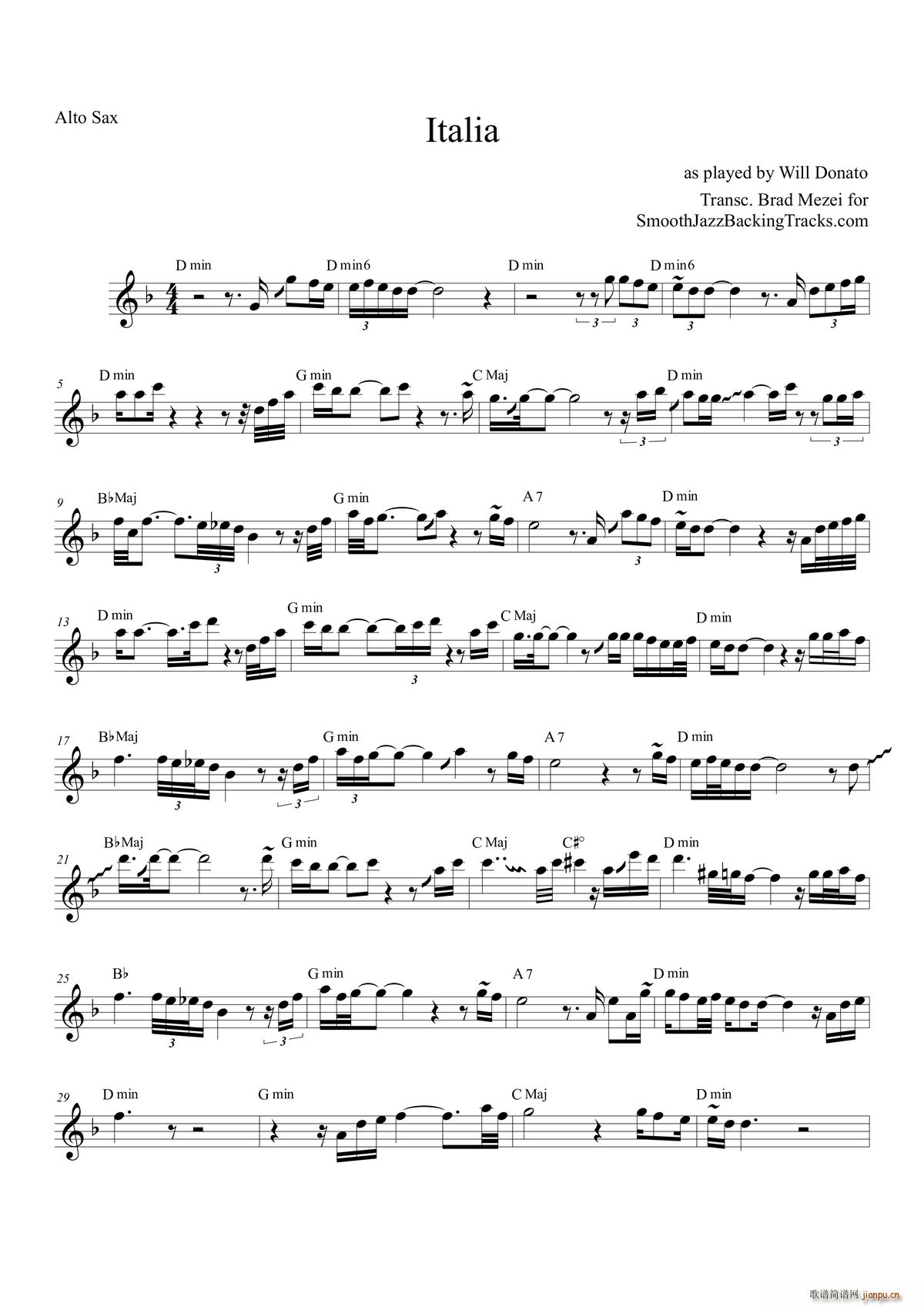 Italia 中音萨克斯(十字及以上)1