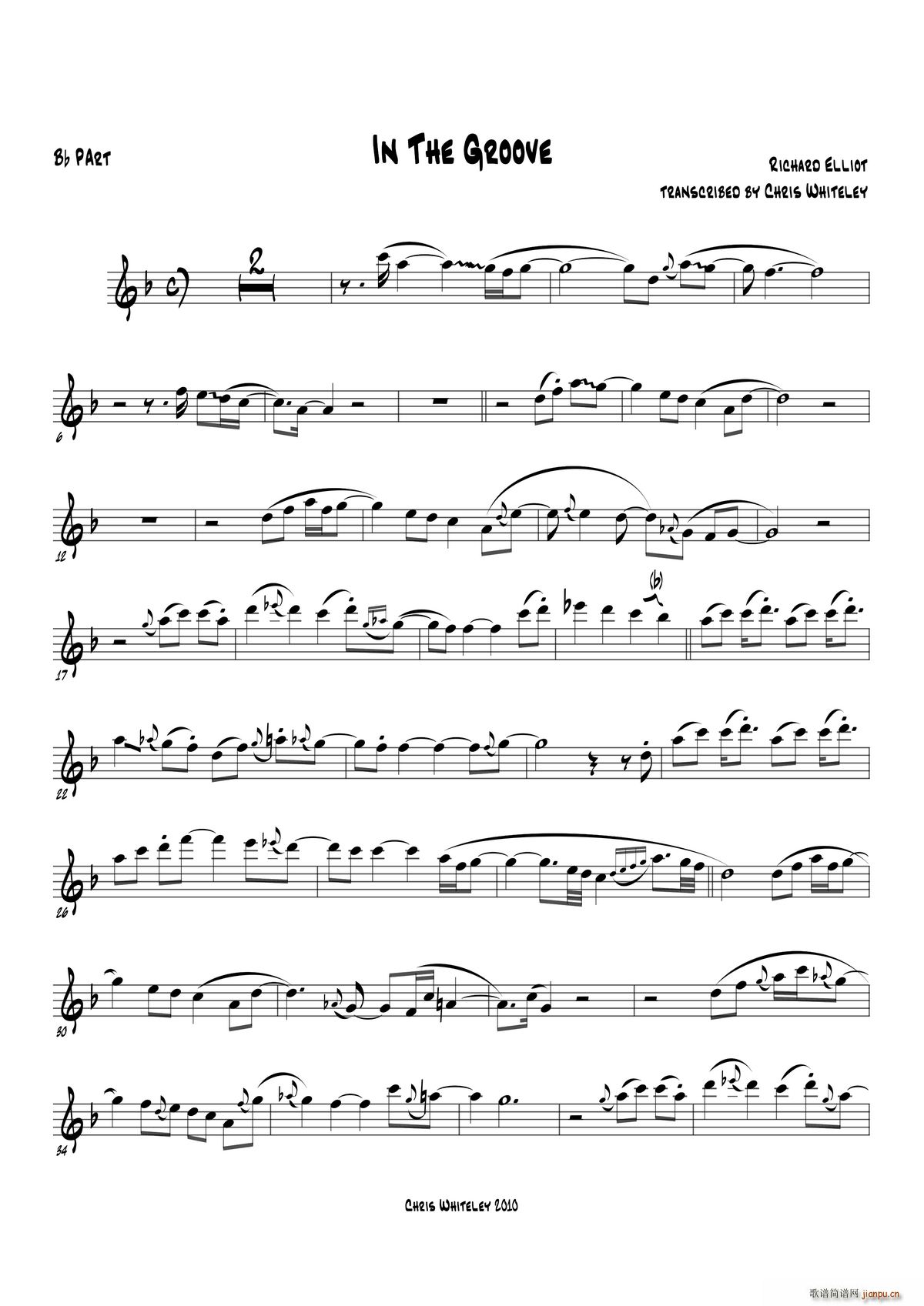 In The Groove 次中音萨克斯(十字及以上)1