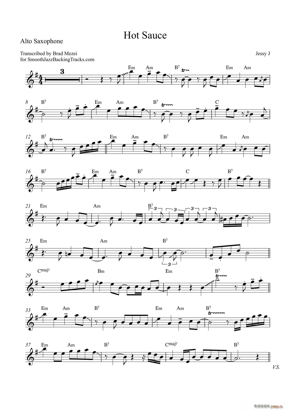 Hot Sauce 中音萨克斯(十字及以上)1