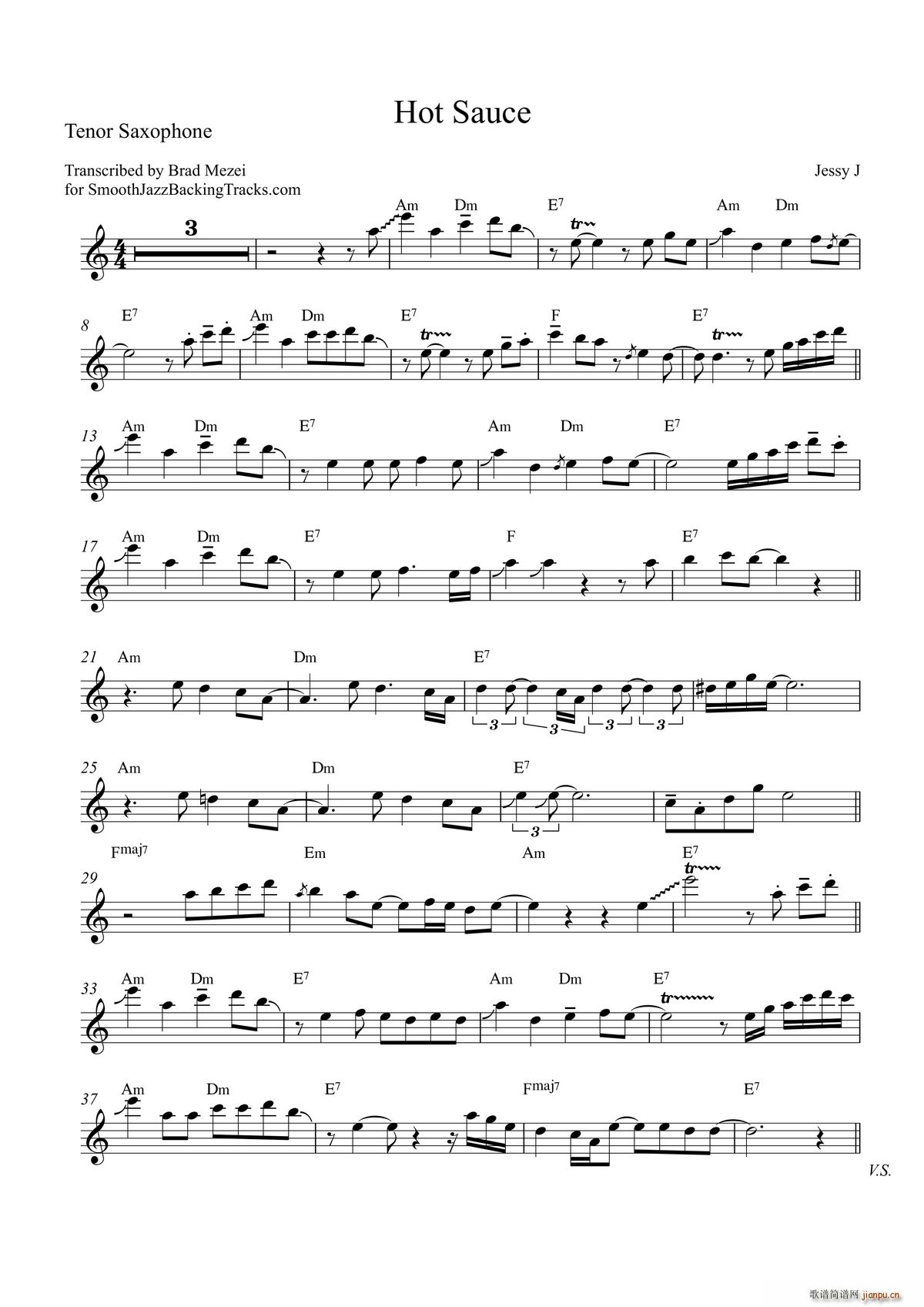 Hot Sauce 次中音萨克斯(十字及以上)1