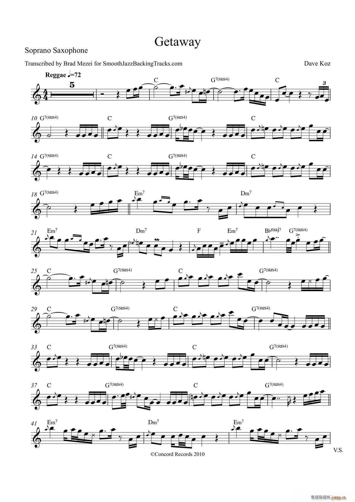 Getaway 高音萨克斯(十字及以上)1