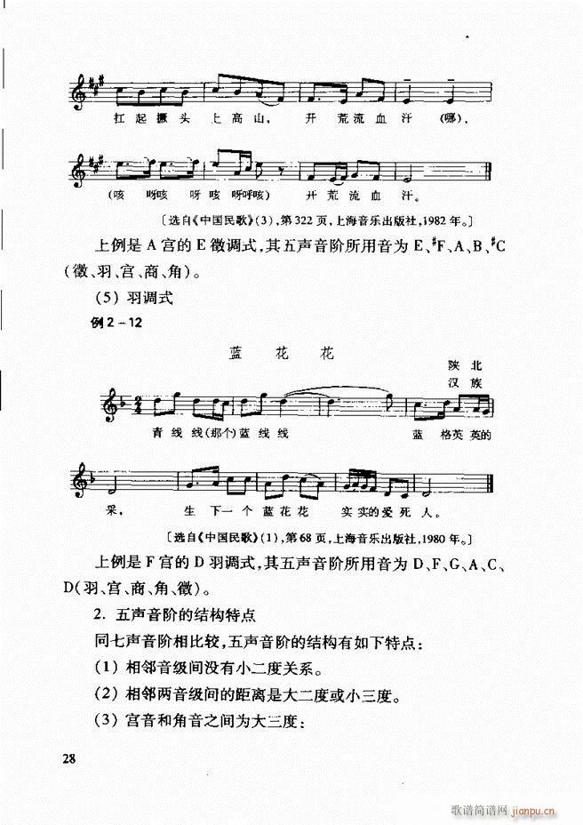 中国传统乐理基础教程 目录1 61(十字及以上)36