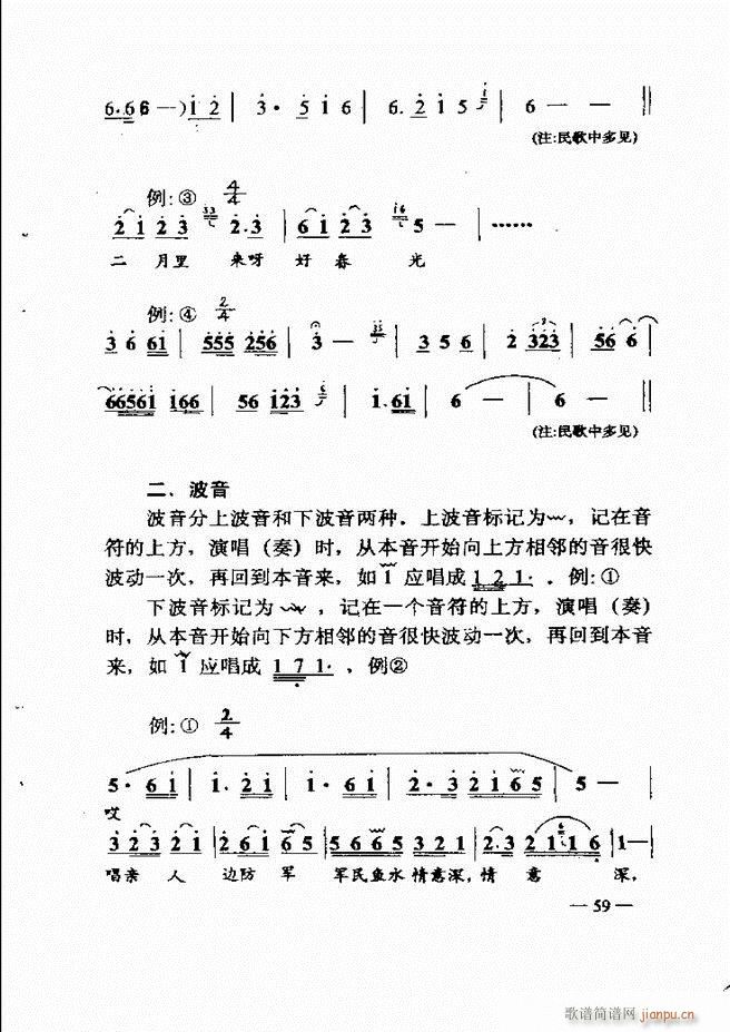 音乐简明教程 目录1 60(十字及以上)74