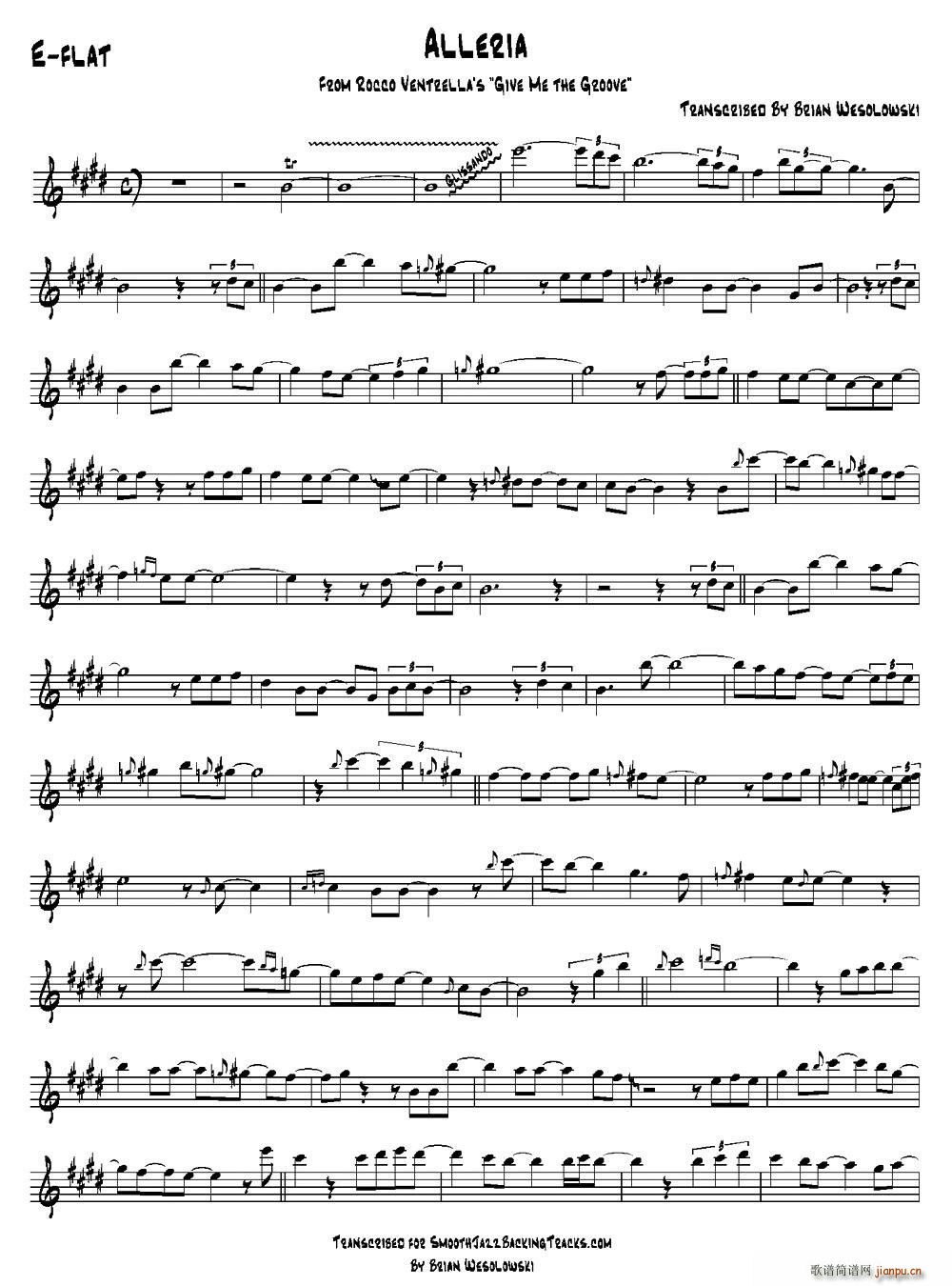 Alleria 降E大调(十字及以上)1