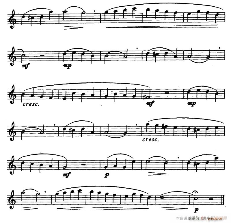 C大调 a小调及3首练习曲(十字及以上)5