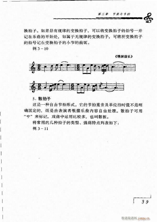 音乐基础理论 目录 1 60(十字及以上)45