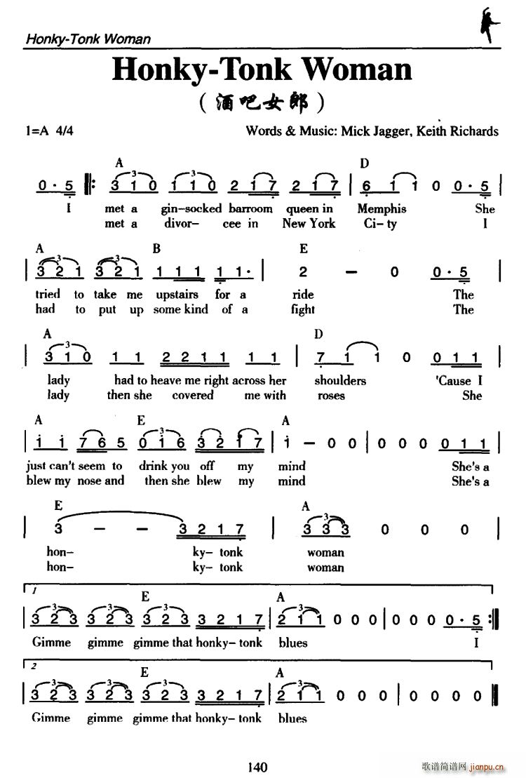 Honky Tonk Woman 酒吧女郎(十字及以上)1