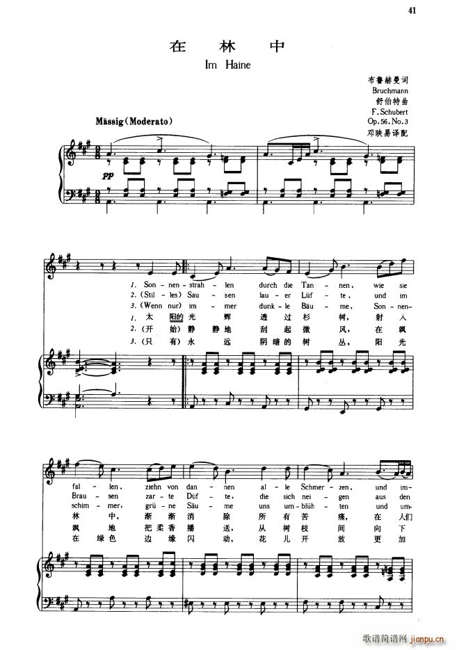 在林中 中外文对照版(十字及以上)1