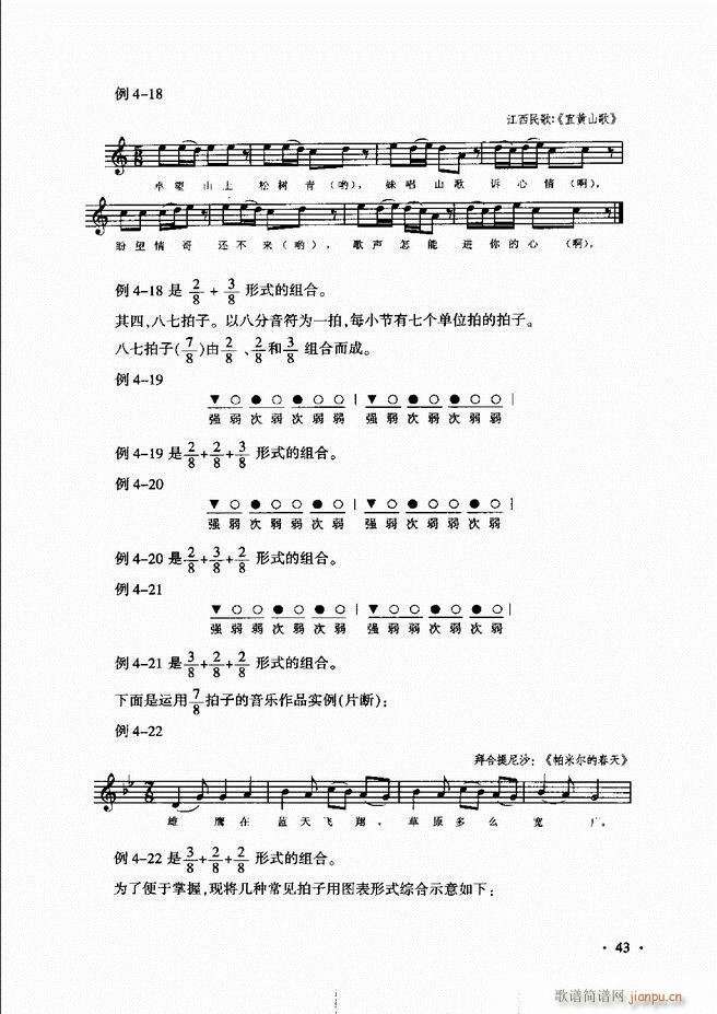 新音乐基础理论教程 目录前言1 60(十字及以上)48