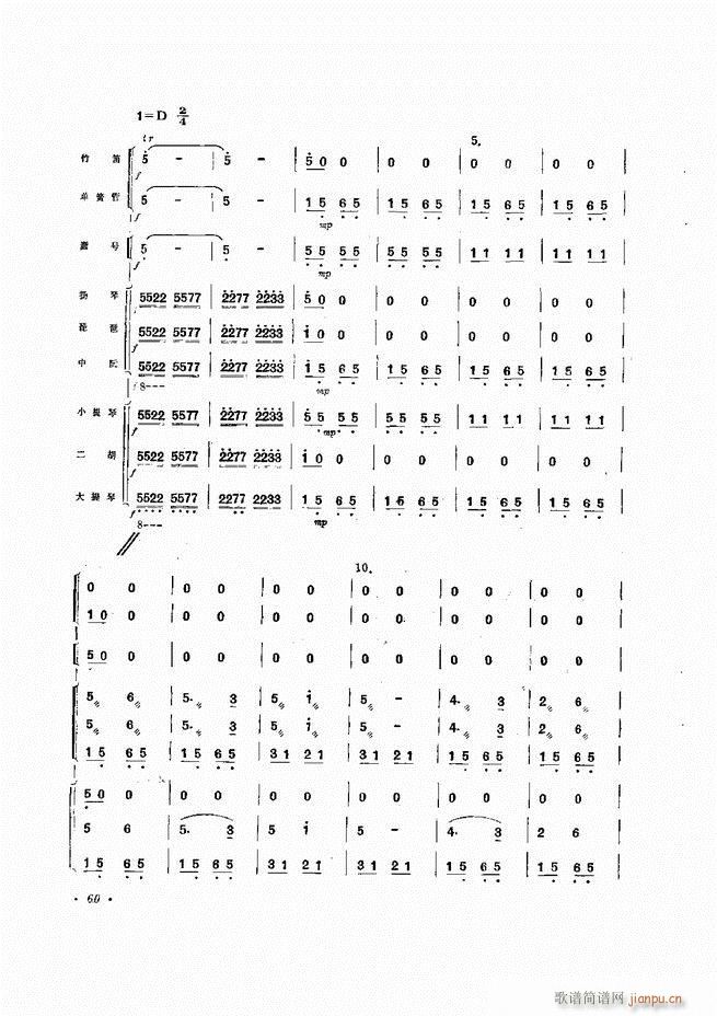 小型乐队编配b 目录前言 1 60(十字及以上)65