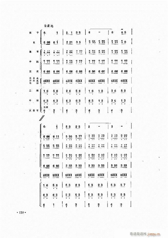 小型乐队编配b 61 120(十字及以上)60